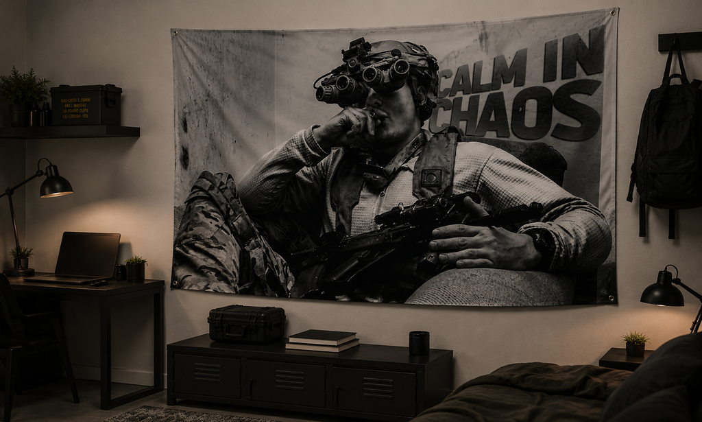 'Calm in Chaos' Flag