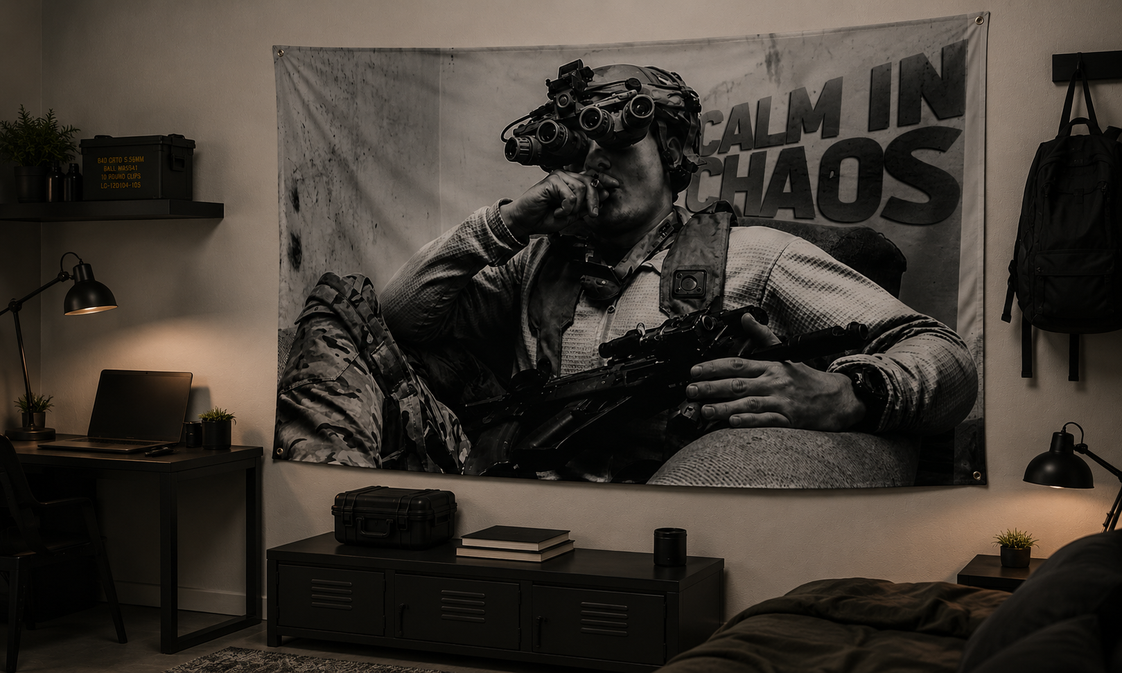 'Calm in Chaos' Flag
